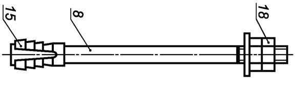 Болт 6.1 в сборе ГОСТ 24379.1-2012